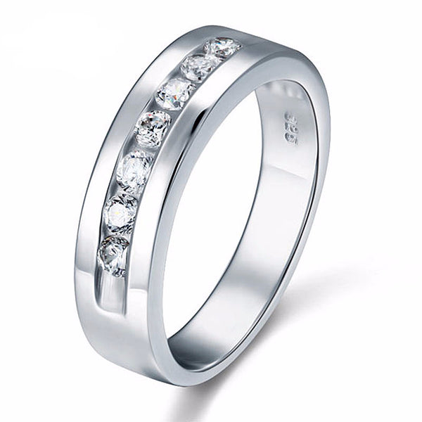 Peacock Star Round Cut Ring