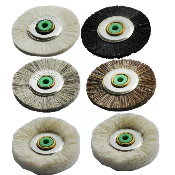 24 Pcs Jewelry Unmounted Brass Polishing Brush