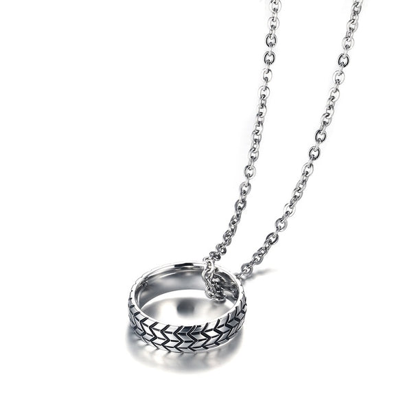 Tire Tread Style Grooved Ring