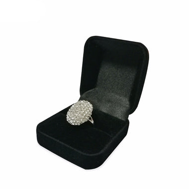 Black Velvet Ring Foldable Case