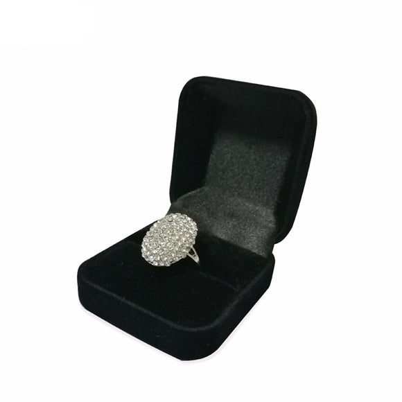 Black Velvet Ring Foldable Case
