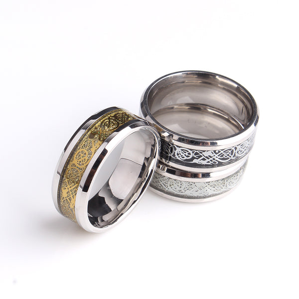 Carbon Fiber Dragon Rings