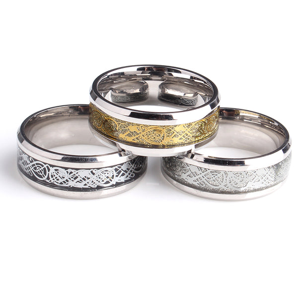 Carbon Fiber Dragon Rings