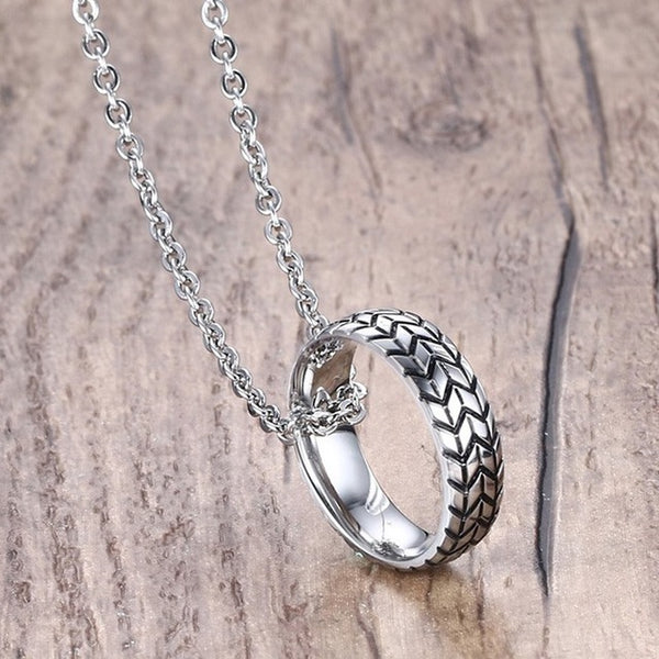 Tire Tread Style Grooved Ring